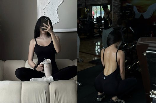 Poster of Clip sex làm tình với em tập gym hay nứng
