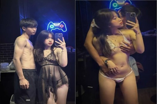 Poster of Hot couple mạng xã hội trong Clip sex riêng tư mê hoặc