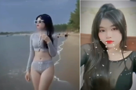 Poster of Kim Anh trên bãi biển bị quan hệ sung sướng rên la