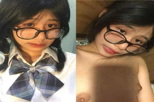 Poster of Sex em nữ sinh dâm đeo kính bướm nhiều lông