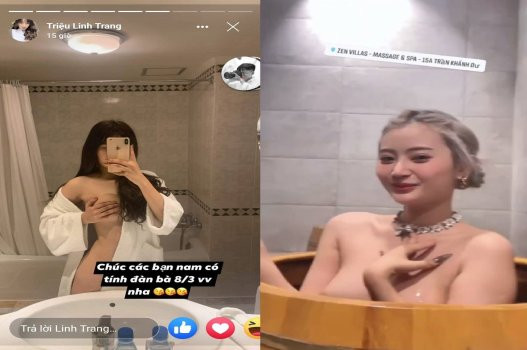 Poster of Triệu Linh Trang xinh đẹp gây sốt với Sex TikTok